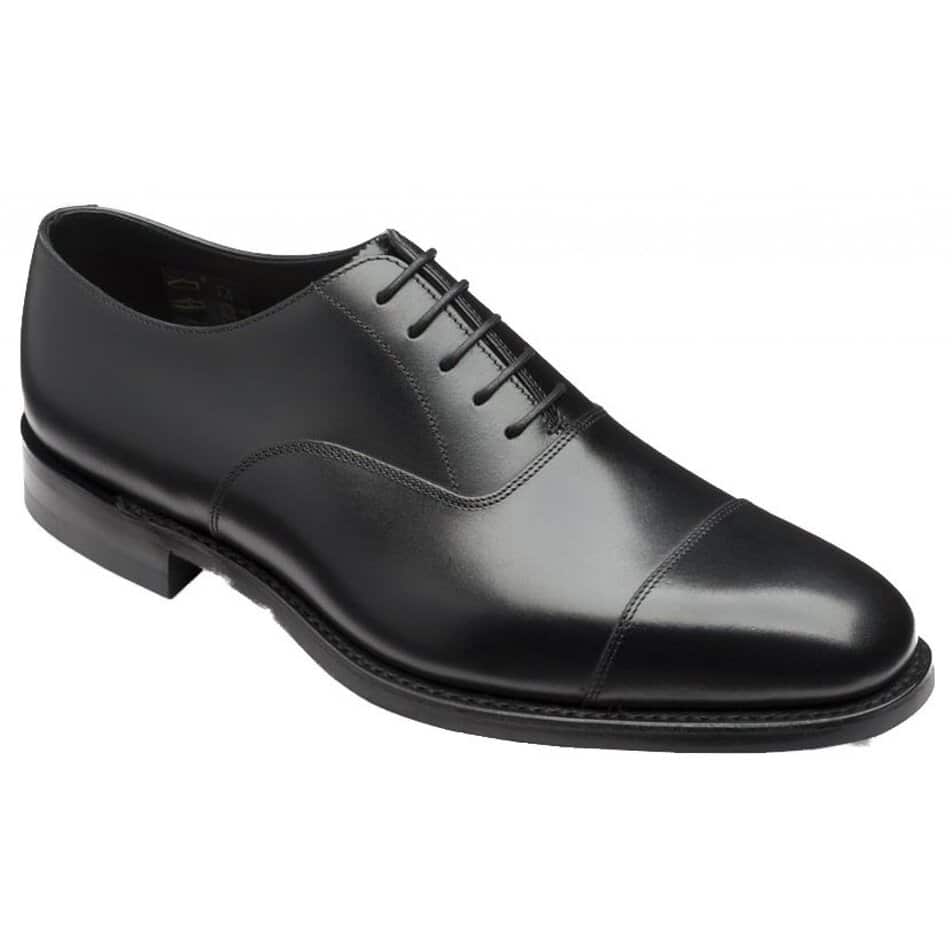 Loake Aldwych Black Calf, Leather soles, F - Bradshaw & Lloyd